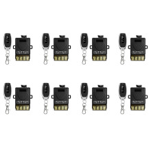 8X 433MHz 220V Water Pump Remote Control 1Ch 30A Receiver Module /OFF Wireless RF Transmitter for Light LED