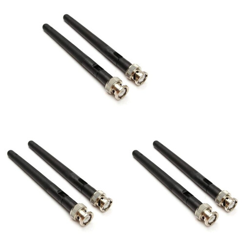 6 Antena UHF com Conector BNC para Microfone Sem Fio Do Receptor  EW100 EW300 EW500 G3 Evolution G3