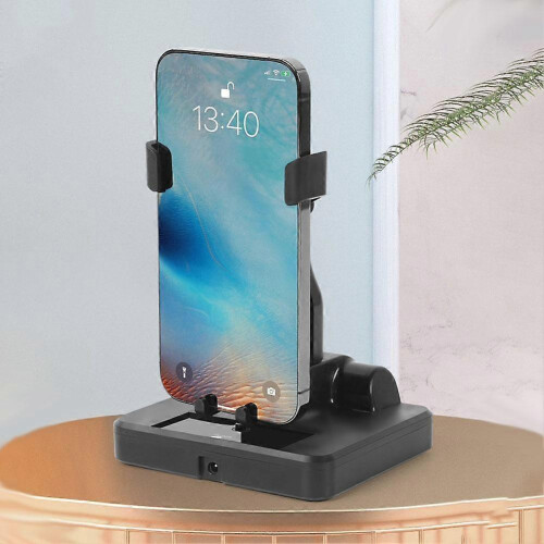 Mobile Phone Automatic Step Shaker  Desk Mute Swing Mobile Phone Stand Holder 2