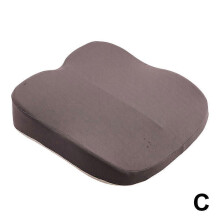 (E) Car Main Driver Seat Booster Seat Cushion Memory Foam Seat Booster Cushion