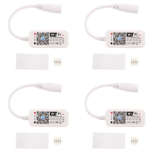 4X RGB Led Light Strip Voice Control Work with Alexa &  Home, WIFI Wireless  Controller