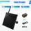 Solar Panels Support Meshtastic Communication Solar LoRa Nodes Support RAK4631 Heltec V3 Type-C 5V 2