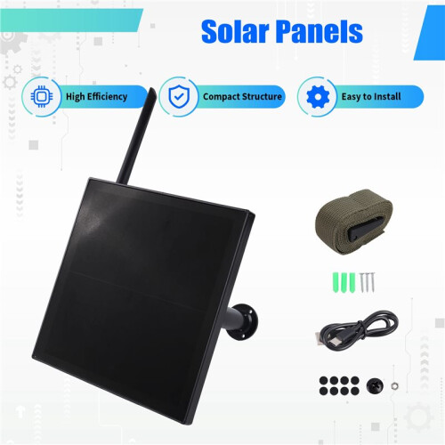 Solar Panels Support Meshtastic Communication Solar LoRa Nodes Support RAK4631 Heltec V3 Type-C 5V 1