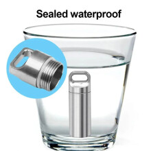 Stainless Steel Waterproof Sealed Can Portable Container Sealed Can Small Tool Parts Storage Bottle