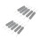 10X 10W 20 Ohm 5% Wirewound Ceramic Cement Resistor 10 Watt 1
