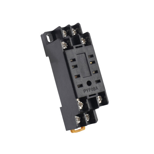 10X 220/240V AC Coil DPDT Power Relay MY2NJ 8 Pin With Socket Base 1