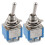 2X AC 3A/250V 6A/125V 6 Pin DPDT / 2 Position  Toggle 1