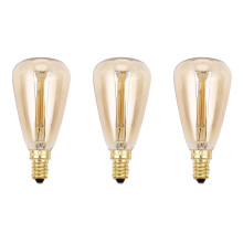3X Vintage Edison Bulbs E14 220V ST48 Incandescent Bulbs 25W 40W 60W Filament Retro Edison Light for Pendant Lamp