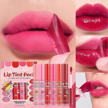 6 Pieces Tear Off Lip Gloss Moisturizing Lip Mask Lip Gloss