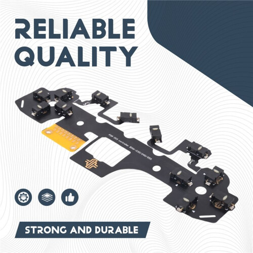 Ergonomic Micro- Tactile Clicky Hair Trigger Kit for PS5 Controller BDM-030/040/050 12Key Click CircuitBoard Kit B 2