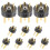 10 Stuks 3-Pins Vergulde Connector voor Microfoon KTV Audioconversie-Adapter Luidsprekermicrofoonaccessoires 1
