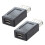 2X Schwarz USB 2.0 Typ A Buchse Auf Micro-USB B Buchse Adapter-Stecker-Konverter 1