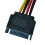2X 6In   Splitter Cable Adapter - M/F (Power Cable) 4