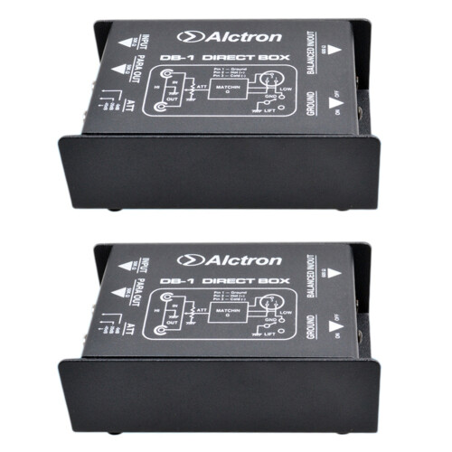 Alctron 2X DB-1 Single Passive Impedance Converter DIBOX Front Stage Effector DI Box