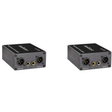 2X LA2XS Audio-Isolator-RauschunterdrüCkungsfilter Eliminiert Aktuelles Rauschen. Zweikanalige 6,5-XLR-Mixer-Audioisolatoren