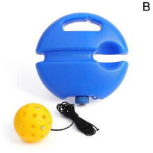 (Silvery) Pickleball Trainer 40 Holes Pickleball Ball Baseboard Training Aid