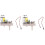 2X ASMC-04A Servo Digitale Super Torque DC12V-24V 300  MAX Modello di Sterzo per Aereo 1