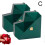 (Blue 2pcs) Red Heart Ring Box, Engagement Ring Box, Mechanical Surprise Ring Box 1
