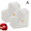 (White 2pcs) Red Heart Ring Box, Engagement Ring Box, Mechanical Surprise Ring Box 1