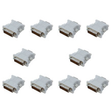 10X Semoic DVI Male Adapter (DVI - D 24 1) to Female VGA (15-Pin)