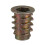 80 Pieces M6x 15mm Hexagon Socket Screw Thread Insert Nut for Wood 5