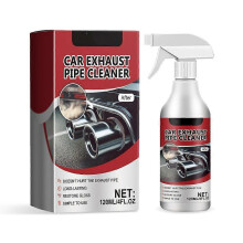 120ml Car Motorcycle Exhaust Pipe Cleaner Car Rust Remover with Gloves and Brush