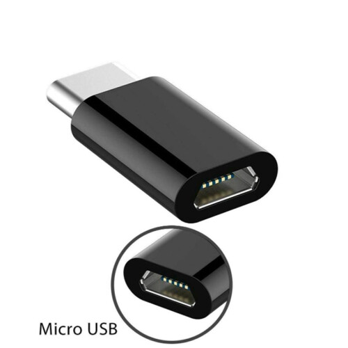 4X Micro-USB Naar USB C-Adapter,  Naar Typec-Oplaadadapter, USB Type C-Adapterconversieconnector met Weerstand 1