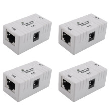 4X 100 Mbps 5V 12V 24V 48V/1A BJW POE Injector Power Splitter for IP Camera POE Adapter Module Accessories-White
