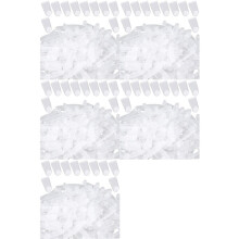 1000 Pcs Plastic Keychain Clips, Acrylic Keychain Connector, Clear Keychain Clips for Crafts, Keychain Attachment