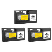 3X VHS-C Cassette Converter voor Naar RCA voor VHS Naar VHSC SVHS-C Cassette Adapter Niet voor 8mm/MiniDV/Hi8