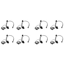 8X 2 PIN PTT Mic Headphone Headset for RETEVIS UV5R 5R/888S