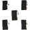HAWEEL 15-Pack Nylon Mesh Drawstring Storage Pouch Bag - 3.5 x 7.3 Inch Multi Purpose Outdoor Activity Pouch(Black) 5