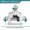 2X 90Degree Right Angle Bevel 1:1 Forward Double Output Shaft 1 Module 20 Teeth Bevel Gear Aluminum Frame DIY Module 4