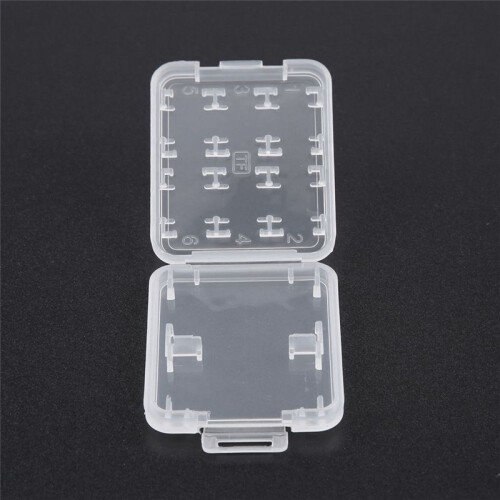 5X Eight in One Plastic Micro- SDHC TF MS Memory Card Storage Case Box Protector Holder 1