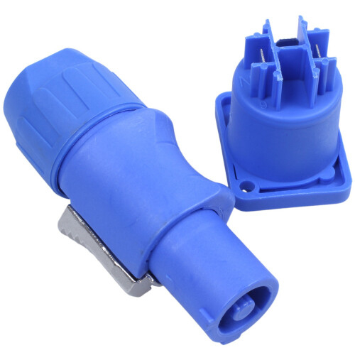 2 set PowerCON Type A NAC3FCA+NAC3MPA-1 Chassis Plug Panel Connector 1