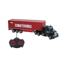 (Red wine cooler) Modern Wireless RC Remote Control Vehicle, Heavy-duty Transport Truck, Boys' Toy Durable Ergonomic High Performance