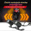 (L, A) Motorcycle Projection Turn Signal Light Ground Light LED Atmosphere Light 1