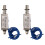 2X Solenoid electric solenoid type push / pull 10 mm  12 V 2.1 kg force 1