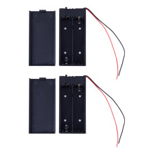 2X 3.7 V 2x 18650 Connettore per batteria Connettore per scatola di immagazzinaggio Interruttore / OFF con cavo