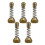 5Pcs 1/8 Internal Thread Pressure Washer Pipe Nozzles,Sewer Drain Pipe Spring Ejectors,Cleaning Vibrating Spring Nozzles 1