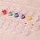 200 Strips 1200 Pots Empty Paint Strips and 200 Pieces Paint Brushes,Paint Cup Clear Plastic Storage Containers,3Ml 5