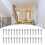 50PCS Seamless Nails Double-Headed Screw Solid Wood Baseboard Seamless Nails Foot  Special Nails Security Screws 1