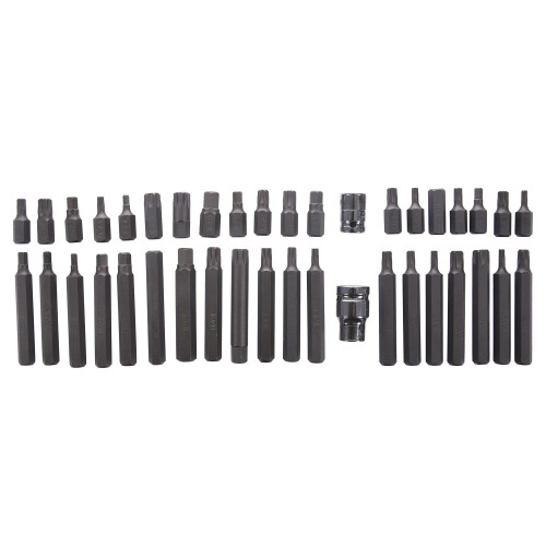 40Pc Torx Hex Star Spline Socket Bit Set 1/2inch 3/8inch Drive Power Tool Bits Garage 1