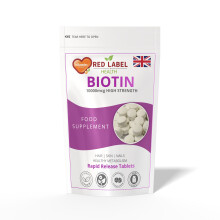 Biotin 90 Tablets 10000mcg Supplement for Hair Growth, Skin, Nails