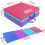Gymnastic Tumble Exercise Mat Non Slip PU Leather Surface Density 6FT 2