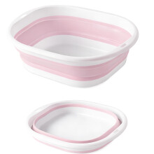 Lafefe Thickened Collapsible Washing Up Bowl, Portable Folding Wash Basin with Handles, Space Saving Camping Sink Multipurpose for Camping, Caravan,