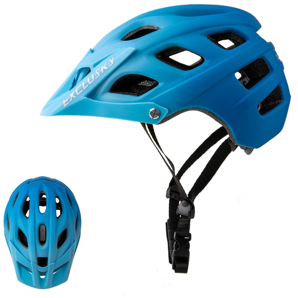 Photos - Bike Helmet Exclusky Mountain , MTB Helmet Adult Lightweight Breathable Mens  Cycling Mountain & Road Bicycle Helm