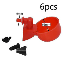 Chicken Drinking Cup Automatic Drinker Chicken Feeder Plastic Poultry Waterer Drinking Water Feeder for Chicks Duck Goose Quail