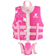 Kids Swim Vest with Adjustable Strap, CE Safety Certified, Grestar Toddler Swimming Training Vest Buoyancy Float Jacket for Boys Girls Age 2-9 Years/1