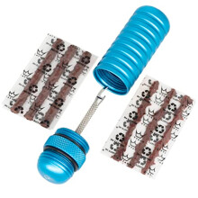 Peaty's Holeshot Tubeless Tyre Puncture Plugger Kit - Single-Sided Fork for Rapid Bike Puncture Repair, 3mm & 1.5mm Tyre Repair Plugs, For MTB, Road